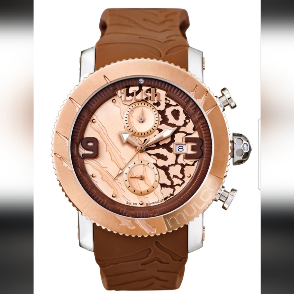 Mulco Silver and Black Chronograph Watch